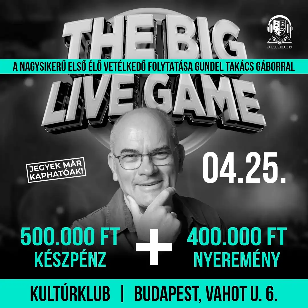 THE BIG LIVE GAME – HARMADSZOR IS INDUL A JÁTSZMA!