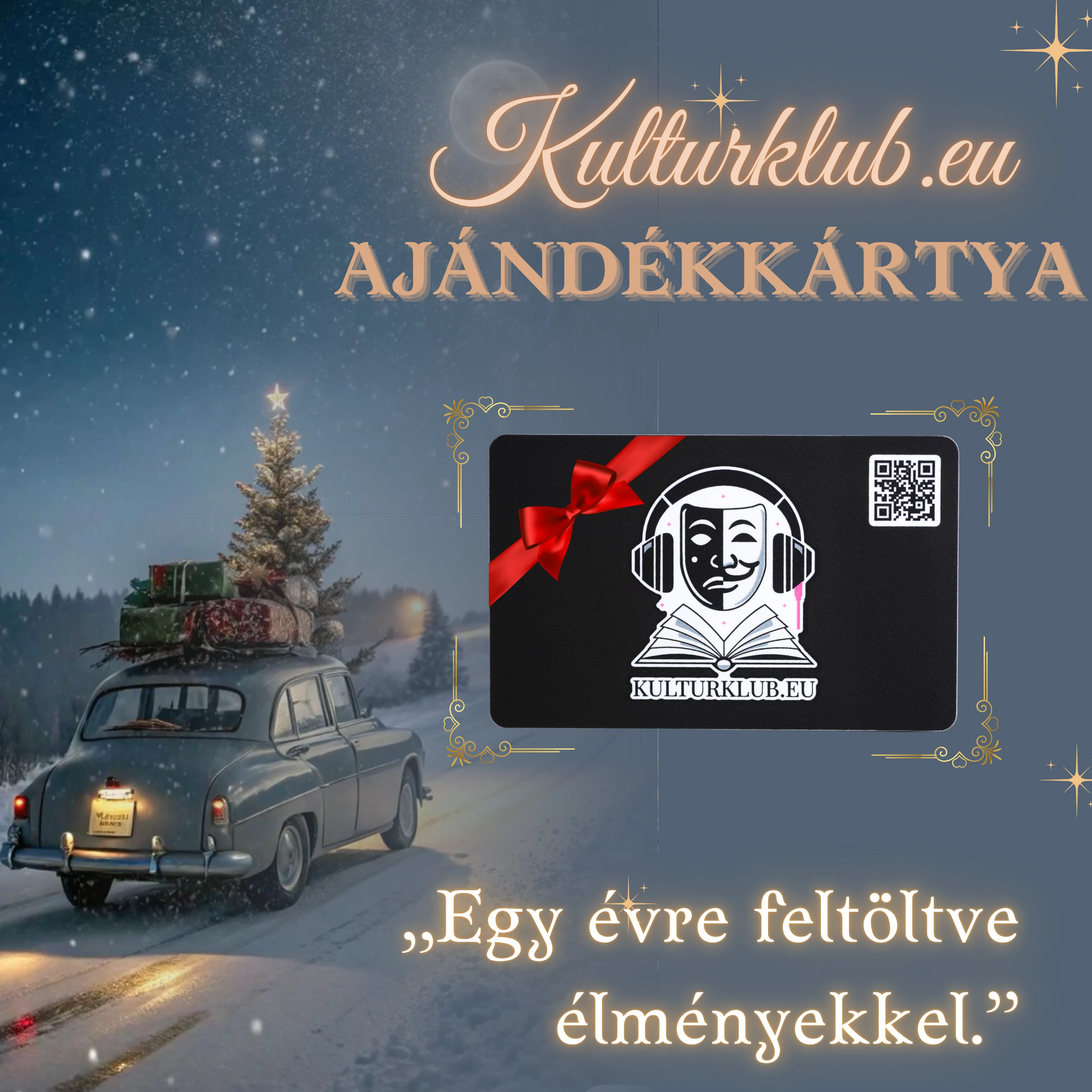 KultúrKlub ajándékkártya